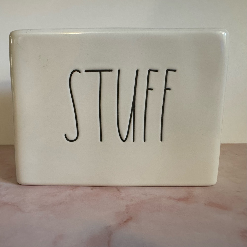 Rae Dunn Stuff Holder Kitchen or Bath Organization